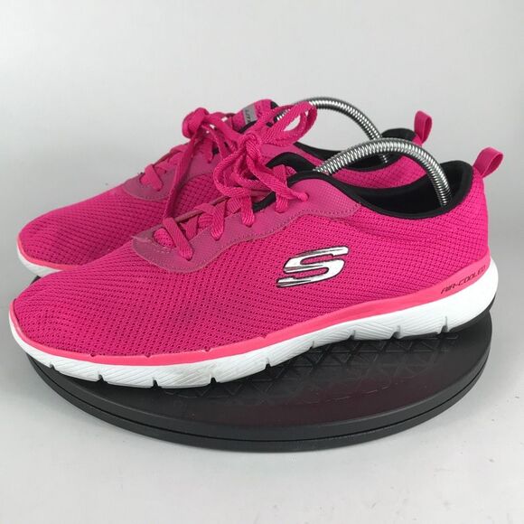 Skechers Flex Appeal Air Cooled Pink Running Shoes 13070 Women’s Size 11 - Picture 1 of 12